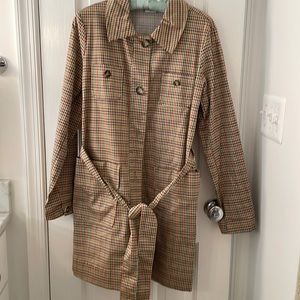 Cabi plaid topper size M
